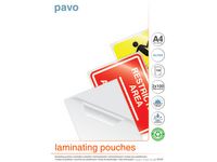 Lamineringslomme PAVO A4 100my (100)