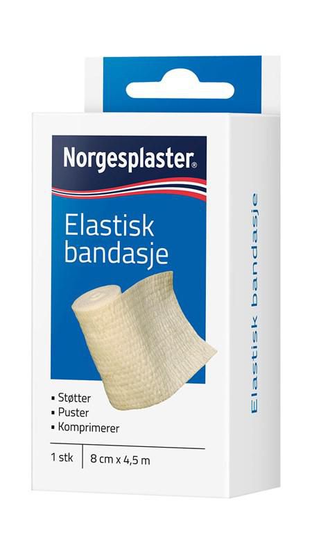 Bandasje NORGESPLASTER Elastisk 8cmx4,5m