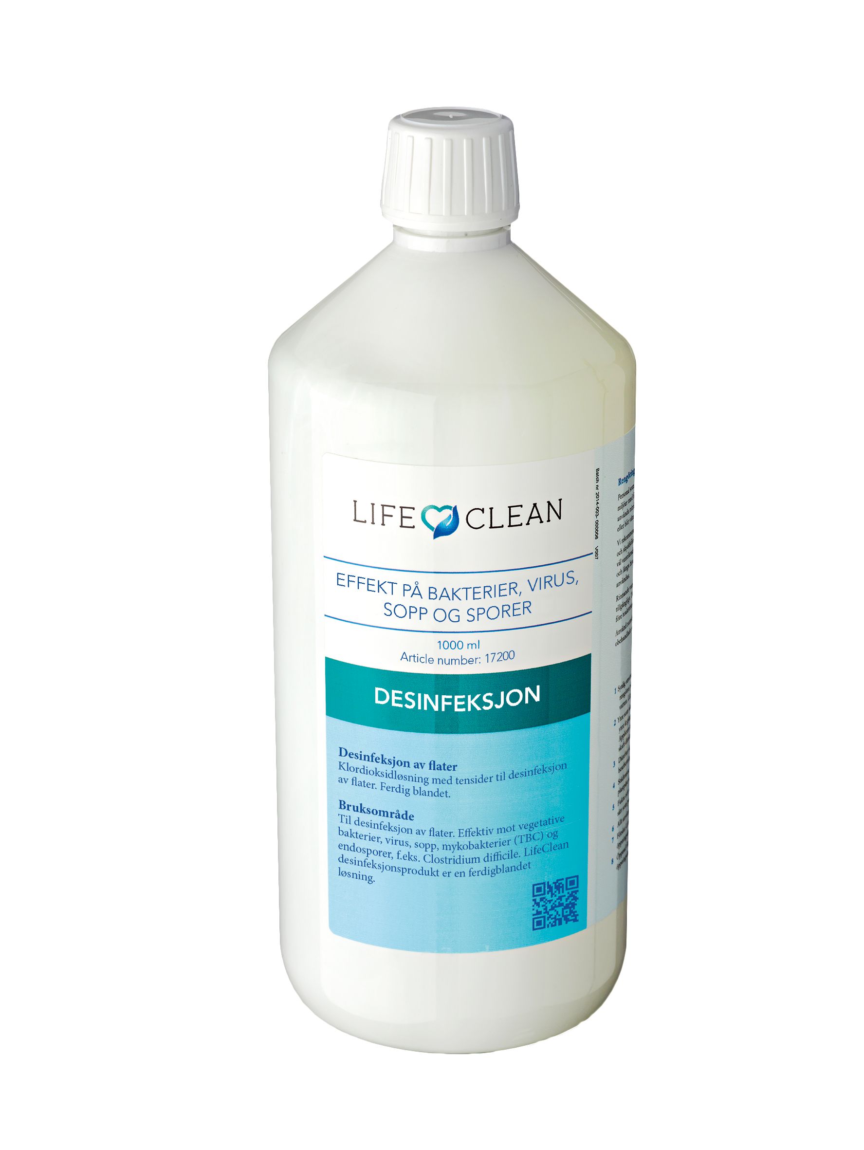 Overflatedesinfeksjon LIFECLEAN 1L