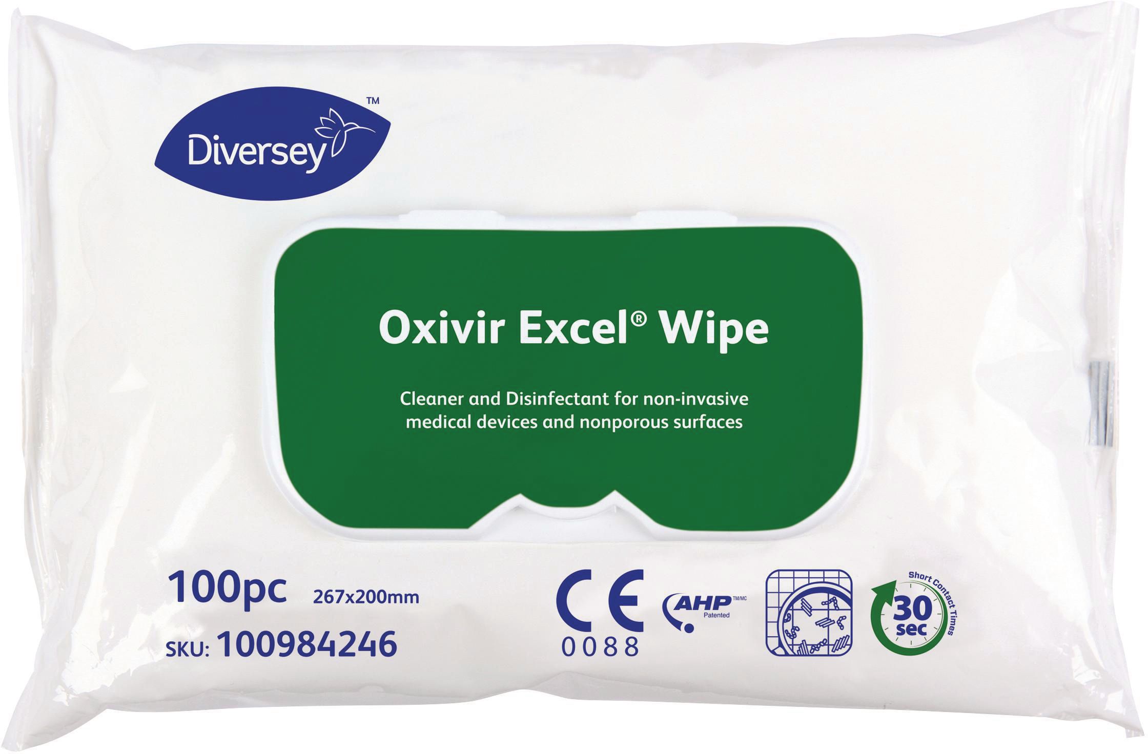 Overflatedesinfeksjon OXIVIR Wipe (100)