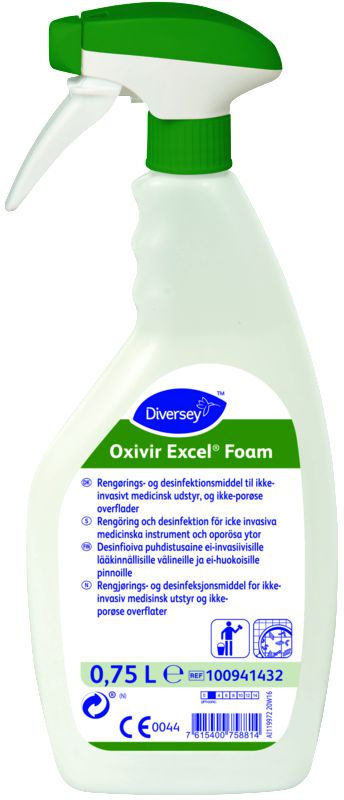 Overflatedesinfeksjon Oxivir skum 0,75L